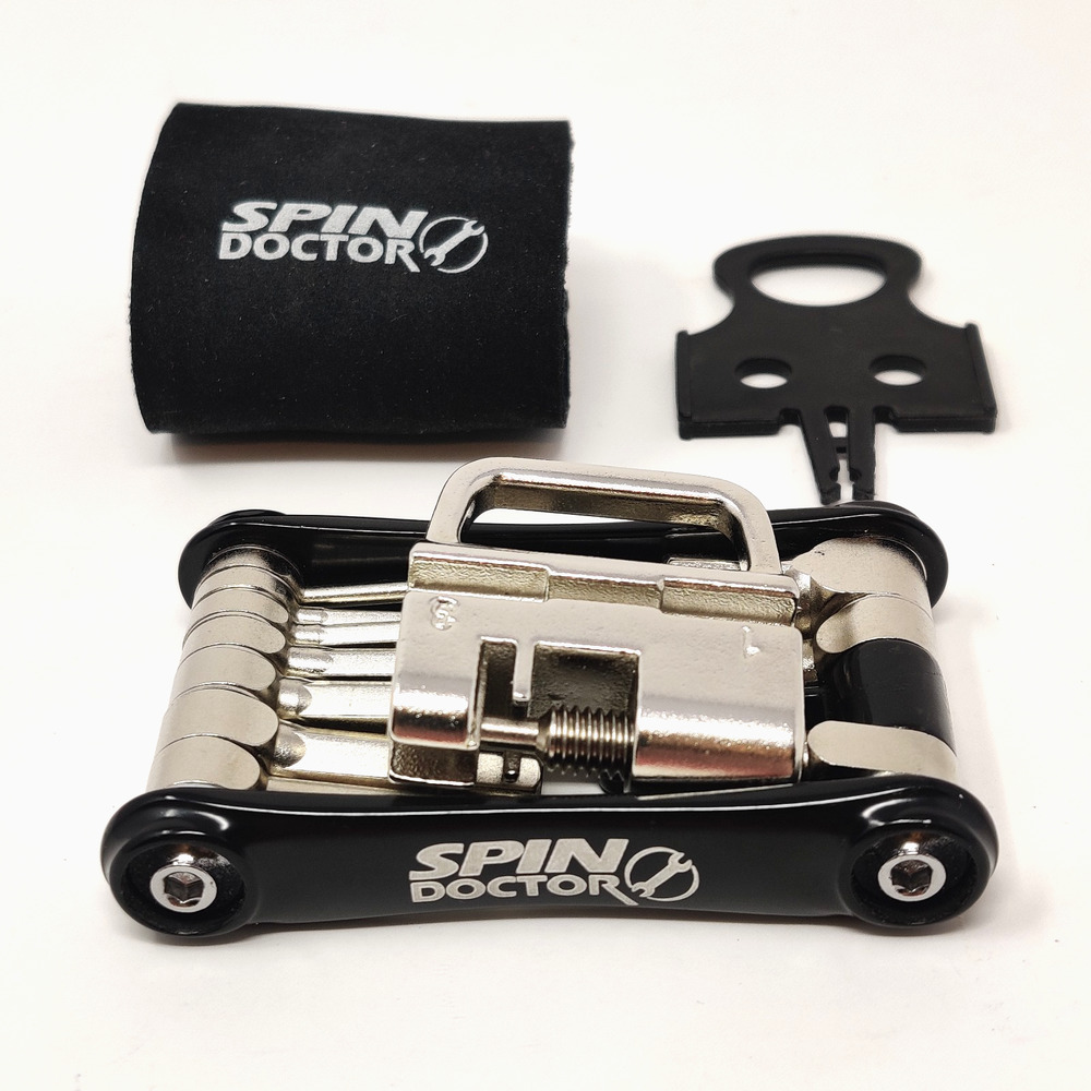 Spin Doctor Rescue 16 Multi-tool Cycling Mountain Road Bike + brake pad spacer